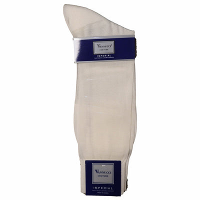 MilanoMensWear A S WHITE SHEER SOCKS