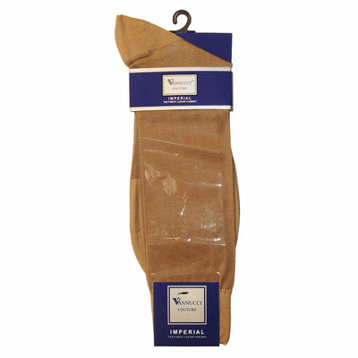 MilanoMensWear A S TAN SHEER SOCKS