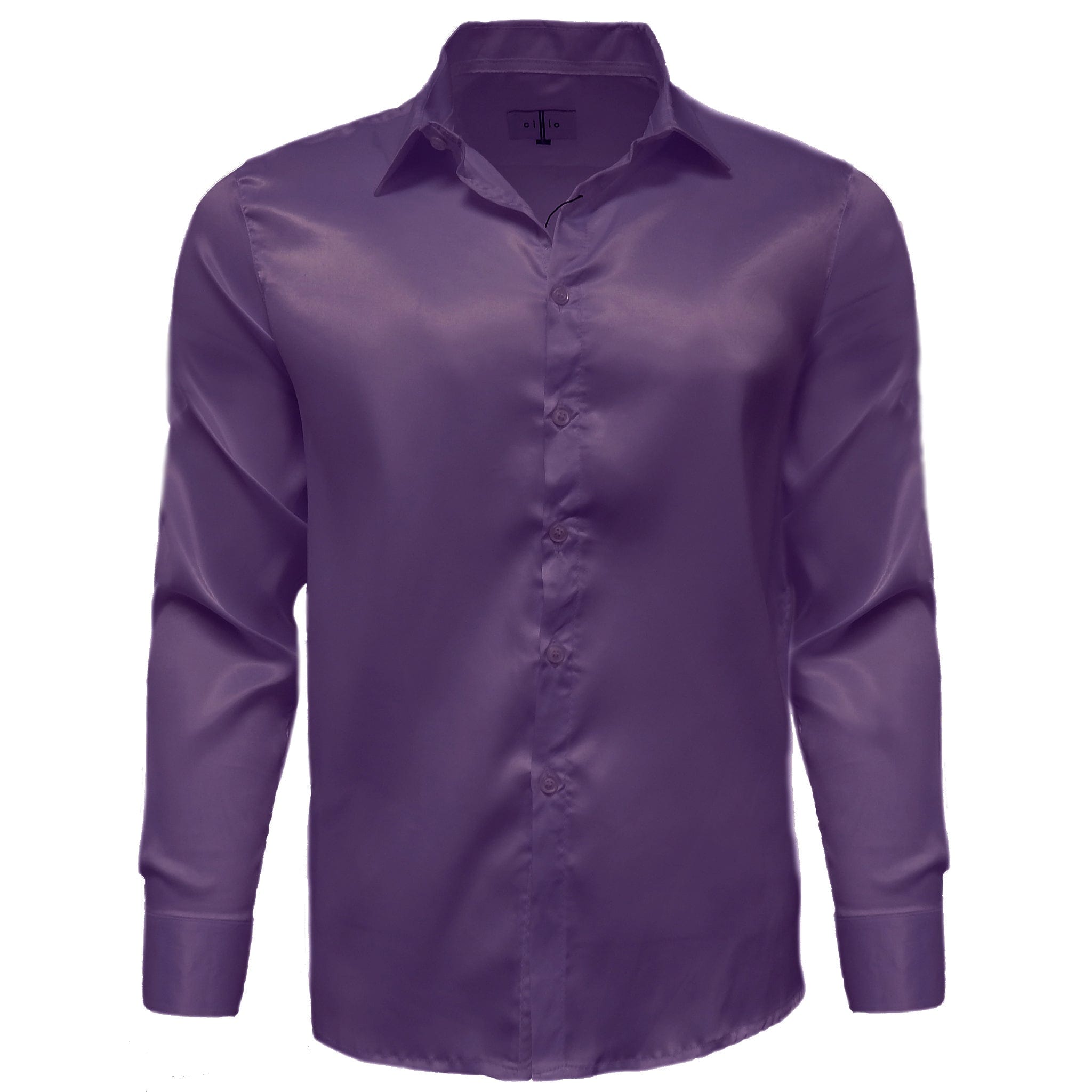 PHITA INTERNATIONAL CORP SALS EGGPLANT / LARG CIELO SATIN SHIRT/S1900