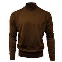 PHITA INTERNATIONAL CORP T PL BROWN / MED PRONTI LIGHT WEIGHT TURTLENECKS/K6418