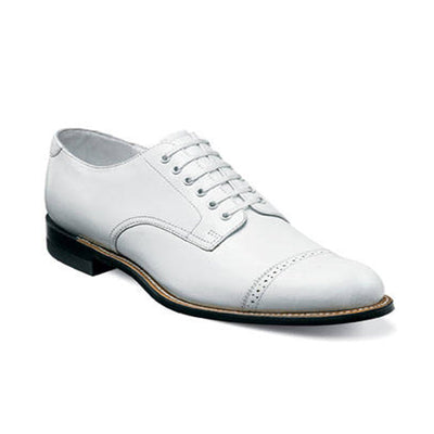 STACY ADAMS SHOE COMPANY F T WHITE / 8.5 MADISON CAP TOE OXFORD /00012