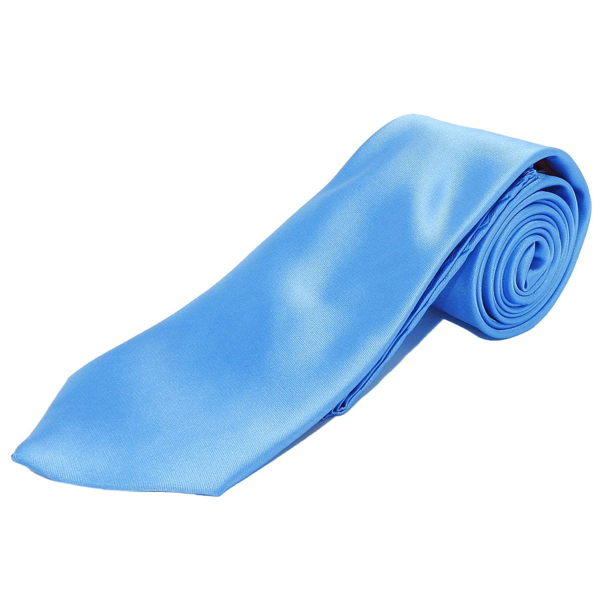 TIES SOLID TIES BLUE SOLID TIE/HANKIE SET