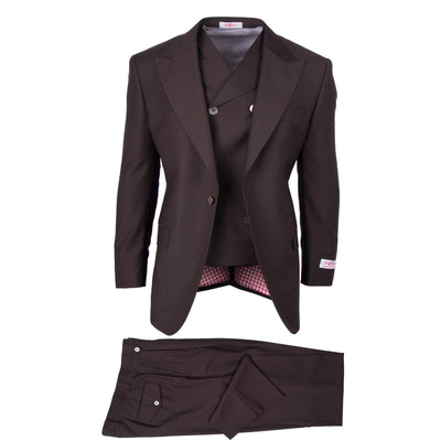 tiglio sangiovese san giovesse suit & vest /brown
