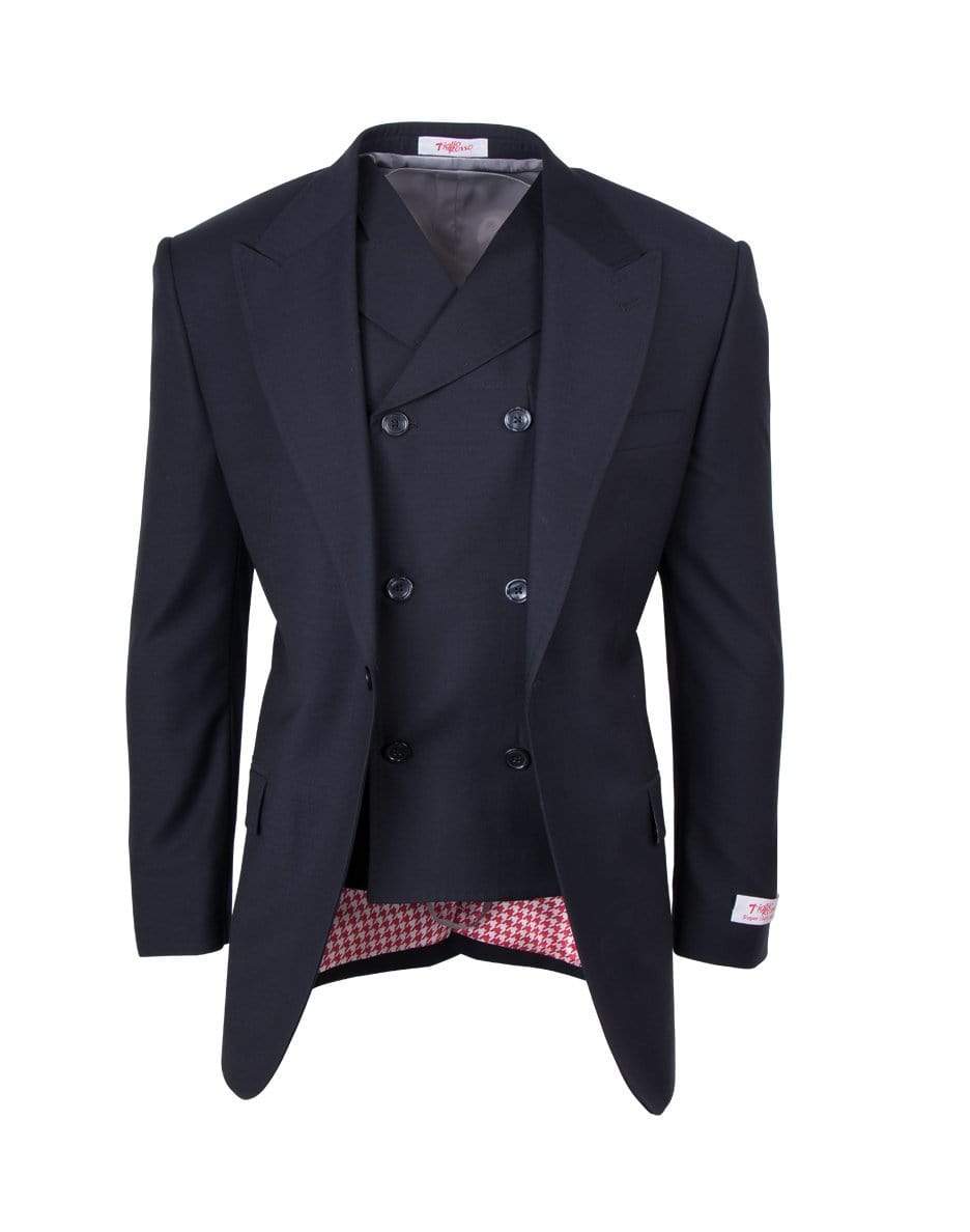 TIGLIO SANGIOVESE SAN GIOVESSE SUIT & VEST / NAVY