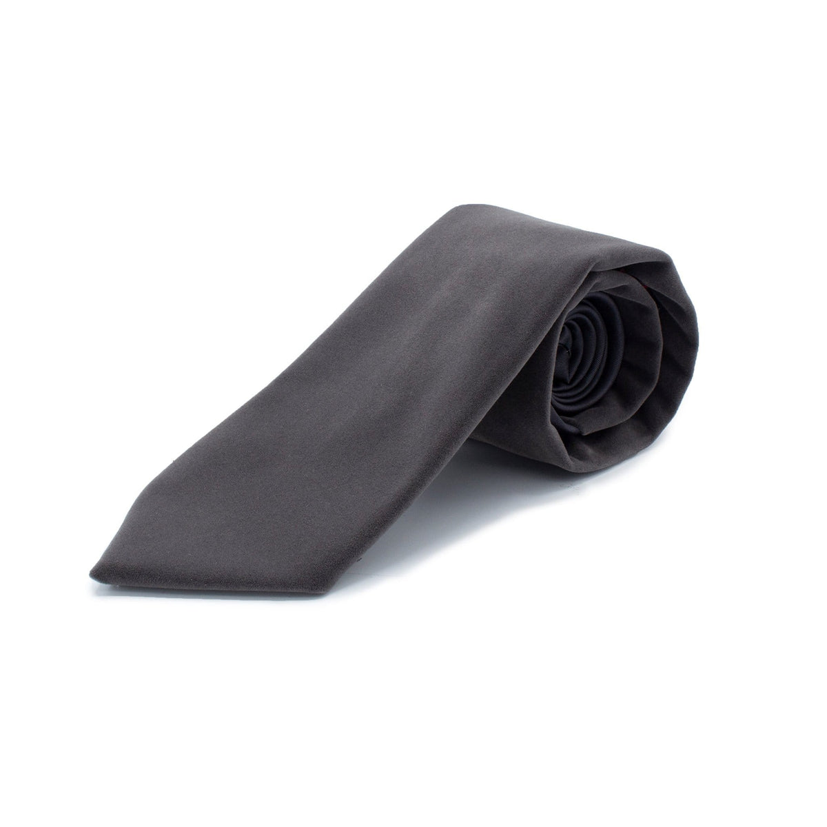 TIRS FANCY TIES GREY VELVET TIE & HANKIE SET